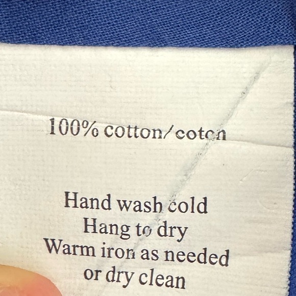 Suzabelle Anthropologie blue dress sleeveless tie up sleeves Small - Picture 6 of 7